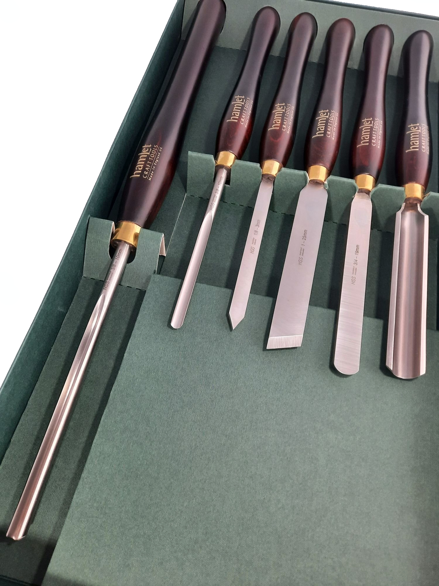 6 Piece Spindle & Bowl Turning Boxed set
